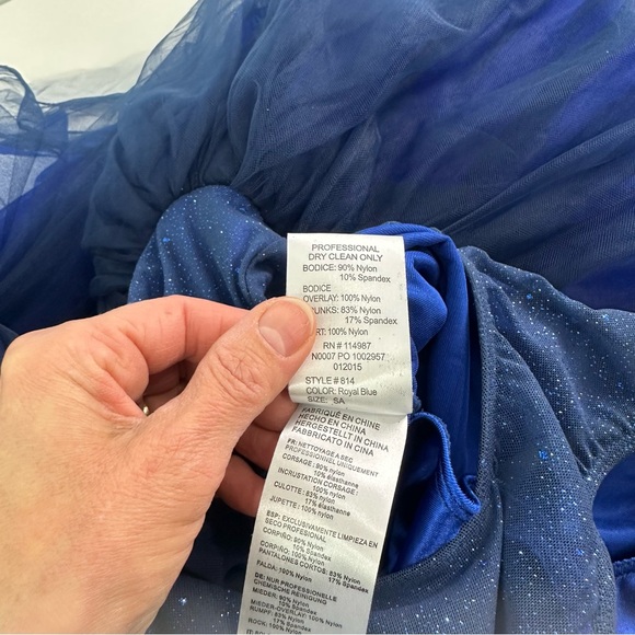 Revolution Small Adult Royal Blue A Little Night Music #814 Dance Tutu Dress - Picture 10 of 12